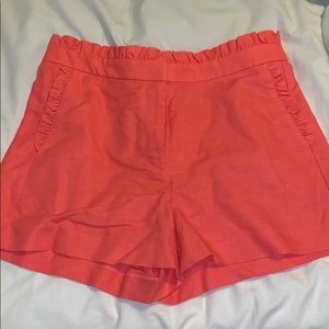 JCrew ruffle shorts!